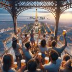 DALL·E 2023-11-12 14.11.11 - A photorealistic image of a beer party on the Eiffel Tower in Paris. The scene shows a group of people, diverse in gender and ethnicity, celebrating w.png